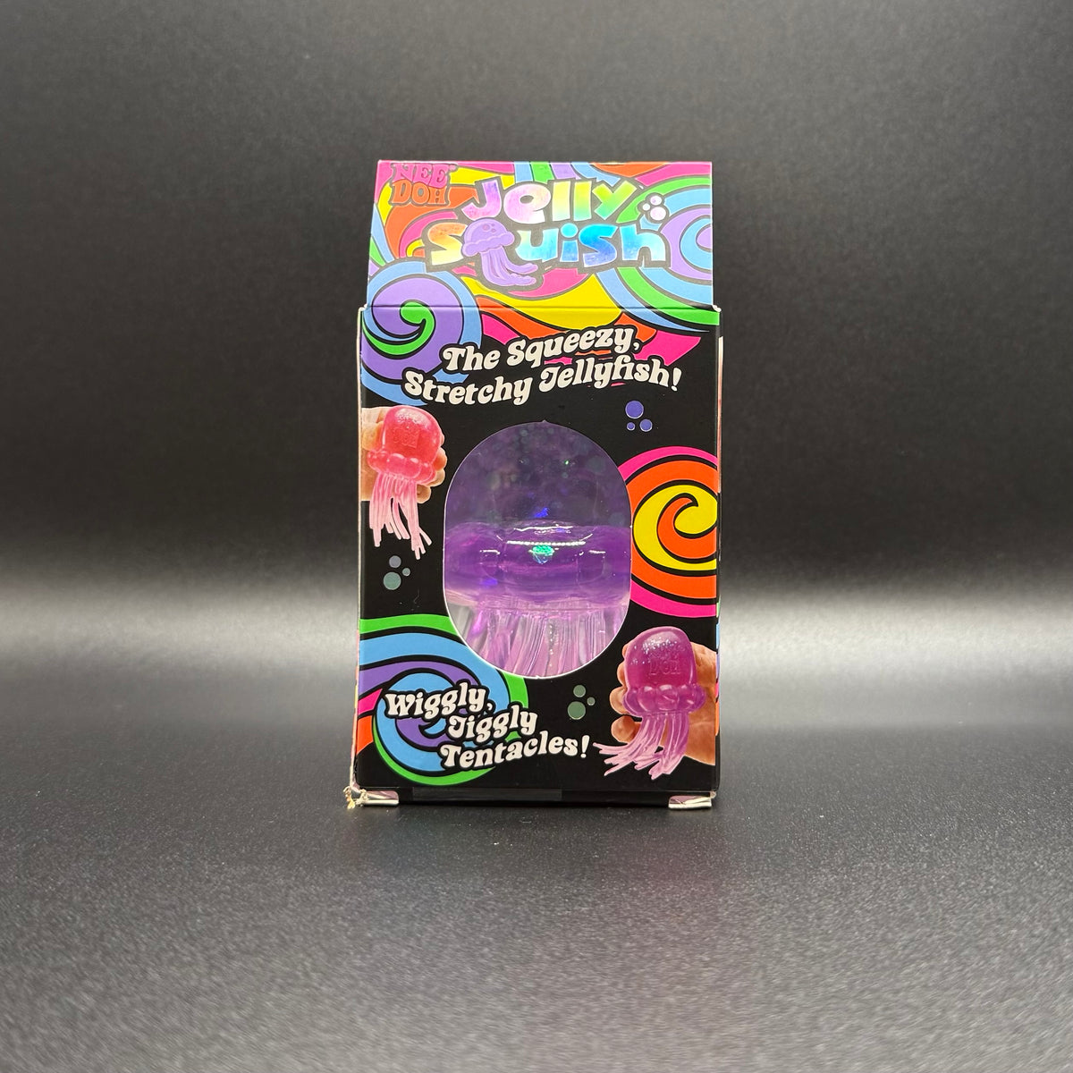 NeeDoh Sensory Fidget Toy Bundle - 4 Pack - Jelly Squish, Nice Cube, Gummy Bear - Squishy Stress Relief Toys