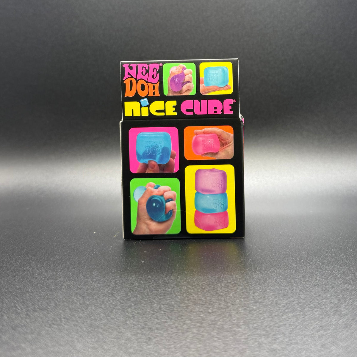 NeeDoh Sensory Fidget Toy Bundle - 4 Pack - Jelly Squish, Nice Cube, Gummy Bear - Squishy Stress Relief Toys