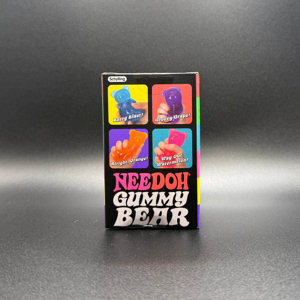 NeeDoh Sensory Fidget Toy Bundle - 4 Pack - Jelly Squish, Nice Cube, Gummy Bear - Squishy Stress Relief Toys