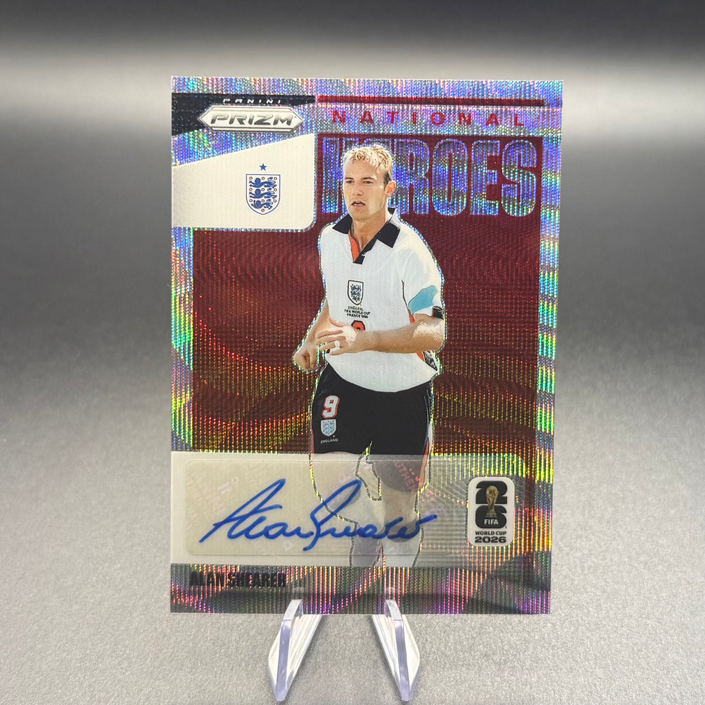 2026 Panini Prizm FIFA World Cup Alan Shearer Autograph National Heroes #NH-AS England