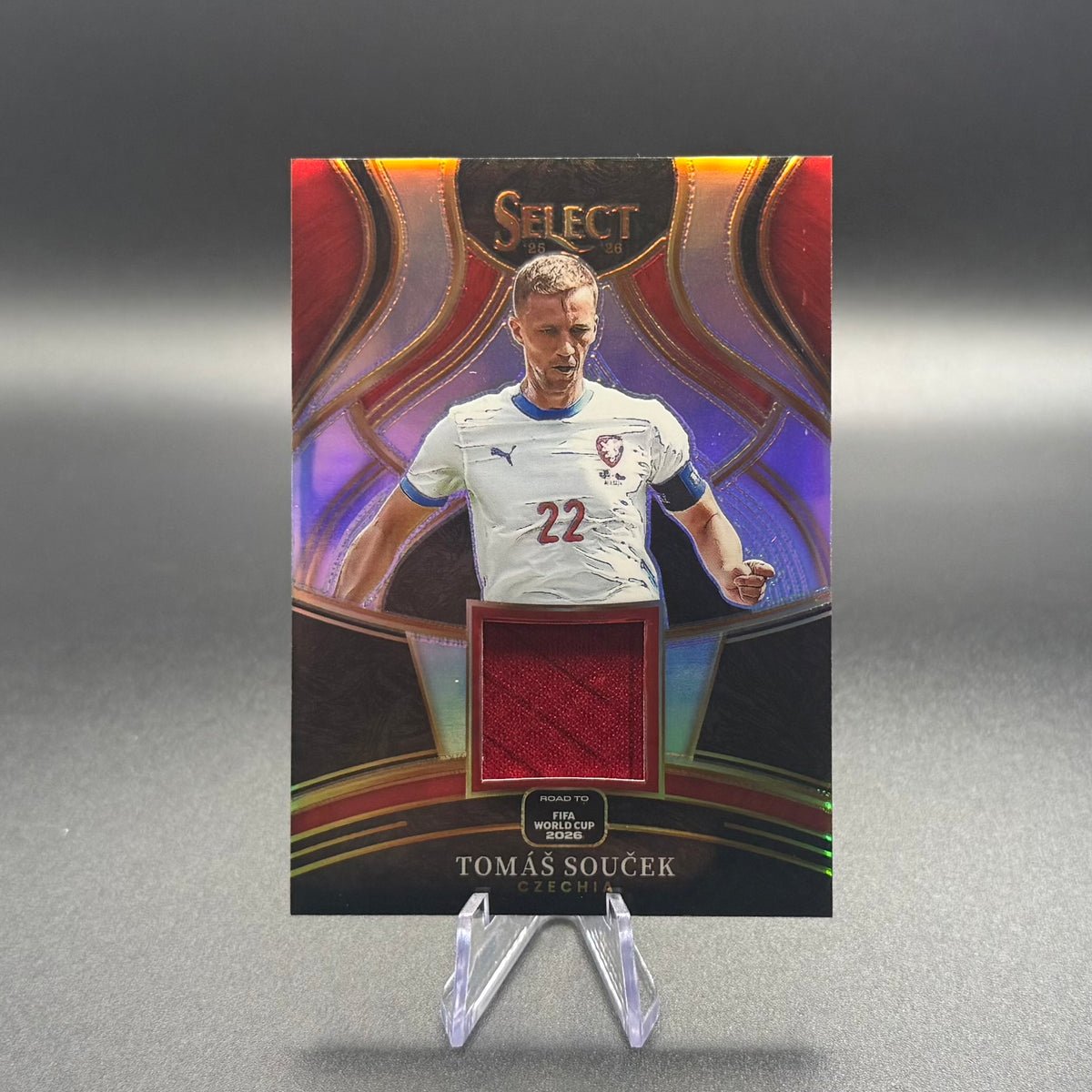 2025-26 Panini Select Road to FIFA World Cup Tomáš Souček Player-Worn Relic #SM-TSK Czechia