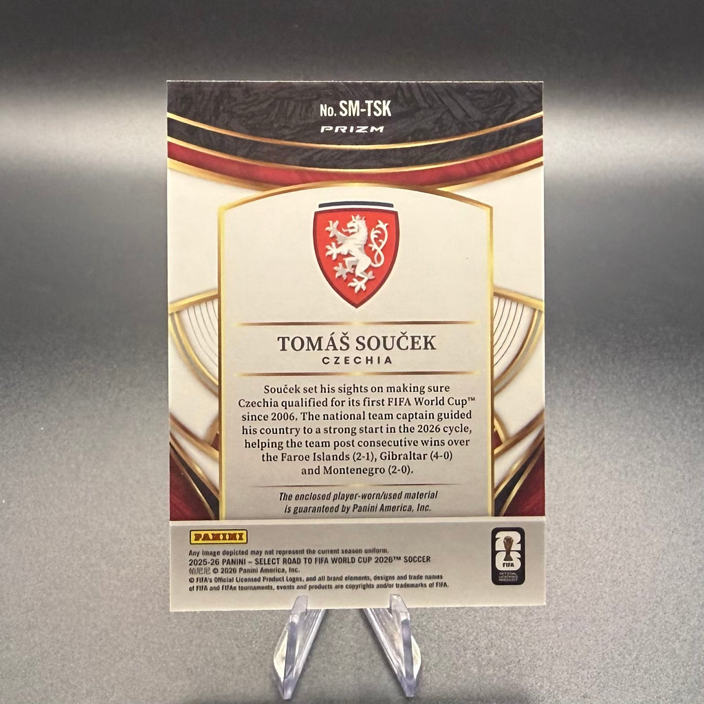 2025-26 Panini Select Road to FIFA World Cup Tomáš Souček Player-Worn Relic #SM-TSK Czechia