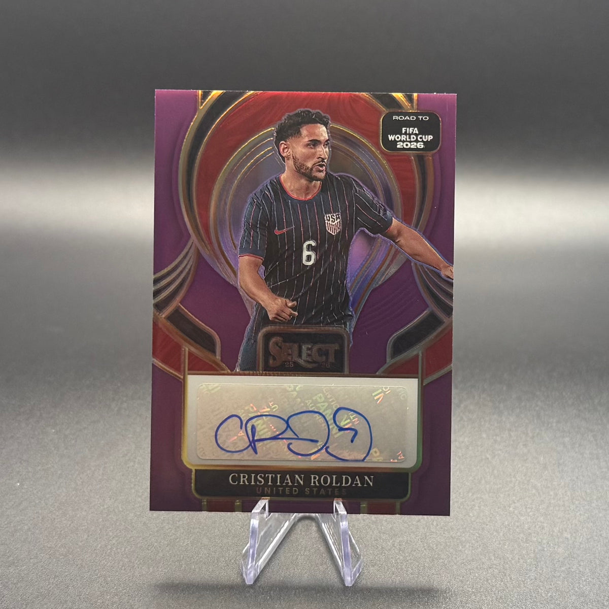 2025-26 Panini Select Road to FIFA World Cup Cristian Roldan Autograph #SE-CR /99 USA