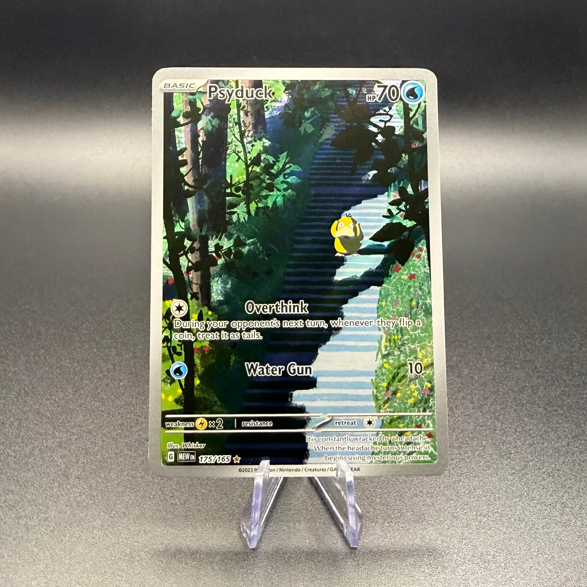 Pokemon Psyduck 175/165 Special Illustration Rare 151 Holo NM