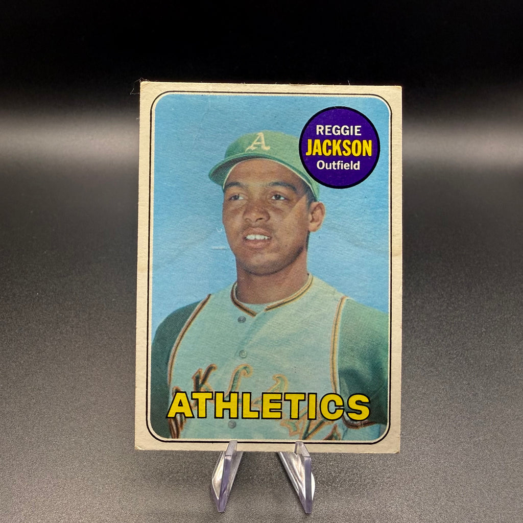 1969 Topps Reggie Jackson Rookie Card #260 Oakland Athletics HOF RC