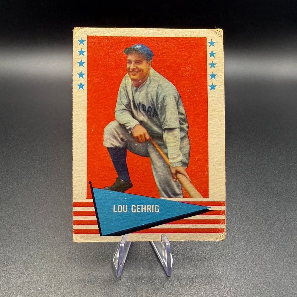 1961 Fleer Baseball Greats Lou Gehrig #31 New York Yankees HOF