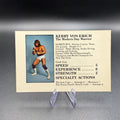 1985 Hemphill Von Erich Family WCCW Game Kerry Von Erich Wrestler Card Texas
