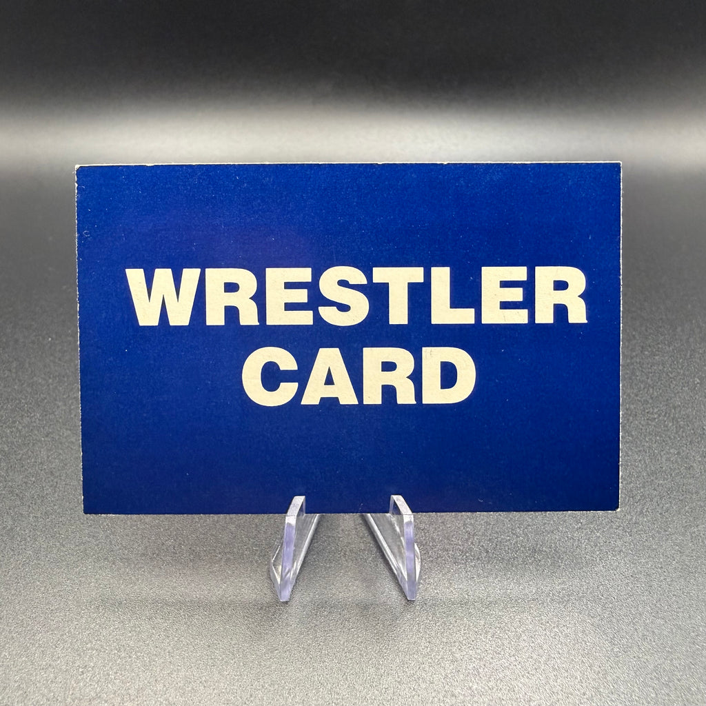 1985 Hemphill Von Erich Family WCCW Game Kerry Von Erich Wrestler Card Texas