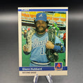 1984 Fleer Glenn Hubbard #180 Snake Card Atlanta Braves