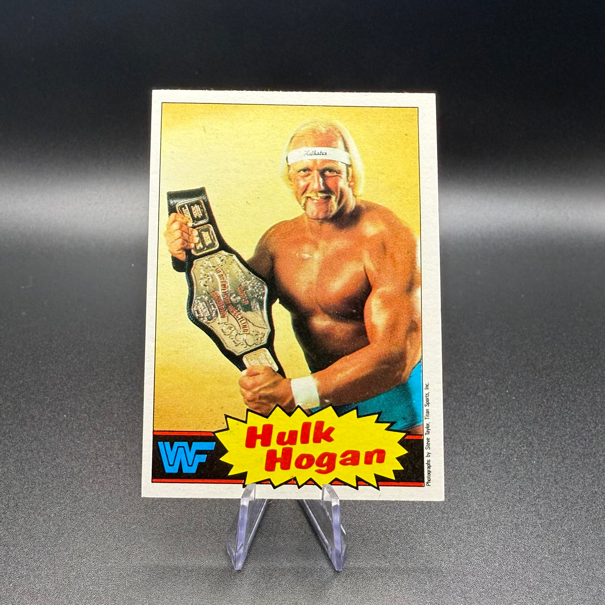 1985 Topps WWF Hulk Hogan #1 Rookie Card Pro Wrestling Stars WWE