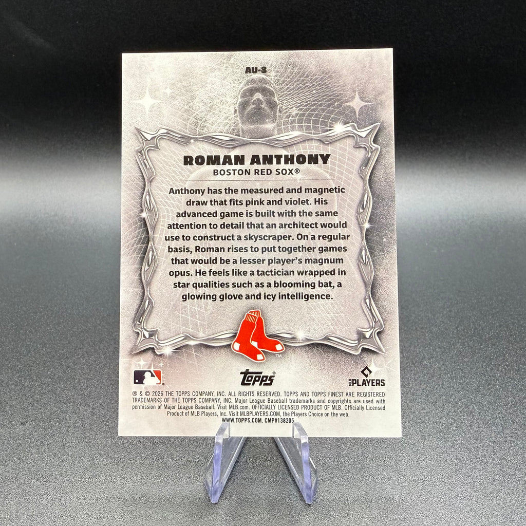 2026 Topps Finest Roman Anthony RC Aura Case Hit — Boston Red Sox Rookie SSP